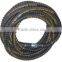 2016  good price DN 6 SAE 100R1AT 1/4 " for cleaning machine steel braided blue transparent rubber hose
