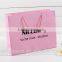 Ivory board paper bag/art paper bag ,shopping promotion bag ,rope handle , customized printing is welcome