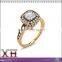 Rose Gold Plated Sterling Silver Gemstone High Quality Chunky Ring