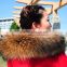 2016 big real raccoon fur collar for down coat