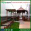 outdoor uv resistant waterproof WPC pergola/top sale pavilion made of eco-friendly wpc decking