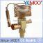 T2 TE2 R22 thermal expansion valve high efficient flare expansion valve for condensing unit