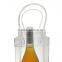 Fashion flexible clear pvc wine chiller bag