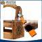 Wood Beer Carrier and Condiment Caddy with Attahed Bottle Opener