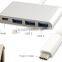 Type-C USB 3.0 3 in 1 Combo Hub for MacBook 12-Inch (with USB -C Charging Port)