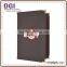 Durable food tray / 4 panels menu cover paper folder for restaurant menu catering material /coaster