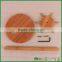 Portable assembly bamboo cooking utensil rack & holder