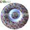 13'' round melamine chip and dip holder, melamine tray,plastic serving tray