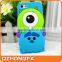 Cheap wholesale customized minion silicone case for iphone 6 plus