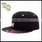 2015 hot seller colorful brim 3D embroidery snapback hats