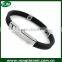 Various fashion new design silicone metal bangle