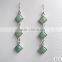 Designer hotsell black gemstone beaded tassels earrings