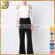 Latest Design high waist lace flared pants, young woman flared pants