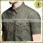 Men's 100%cotton solid color short sleeve slim army combat shirt