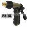 3 Ways Metal Garden Hose Nozzle Brass Twist head hose nozzle Spray Gun