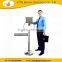 sign holder stanchions hotel queue barrier with a4 sign holder