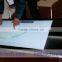 transparent 12" Interactive touch Foil Permanent Side Version/40 points with competitive price through LCD for window shop