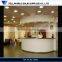 Man made stone furface front desk for reception hotel