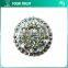 4MM 3MM Crystal Alloy Flower Rhinestone Fancy Ladies Shank Rhinestone Button