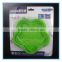green cute shape collapsible silicone storage box for car