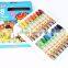 Eco-friendly non toxic 18 colors art crayons