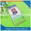 foldable fashion id card holder with mesh pocket clear pvc