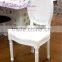 Antique white louis chair for wedding