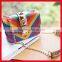 Wholesale hot sale beautiful rainbow pu leather bag for girls