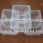 Plastic blister pp food tray with divided cavity for cookie packaging