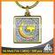 Best selling muslim catholic christian printing silver religious personalized keychain