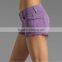 2015 stylish purple jeans short for women jeans wholesale china JXQ297