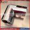 Swival glass support clamp for wall mounting glass shower door support tube bar