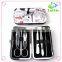 2016 Hot sale manicure set nail clipper &pedicure set with high qualiry and cheap price/stainless steel