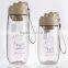 BPA Free cute kids colorful water bottle for Tritan material