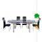 DT-2038 Glass Extended Dining Table
