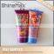 finely fruit body wash plastic comestic tube with screw cap