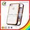 OEM Metal plate phone case for iPhone 4 Color Painting Soft TPU Back Case