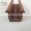 Yellow U Shape PVC/TPV Plastic Profile Products Extrusion