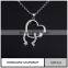 2016 the newest white zircon jewelry, fashion cross shape key pendant jewelry