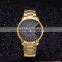 Gold steel watches Luxury Women Watch lady watch leather watch 2016