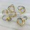 2016 18k Plated Gemstone Gold Ring ,Wedding Ring,Elegant micro pave setting fashion 18k gold rings