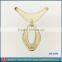 gold color TPU sandal ornament,slipper ornament HU1204A