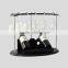 Mulit Fashion Style Table Top Soild Wood Wine Rack Holder with Cup Holder