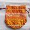 Latest indian cotton silk small bag potli bag