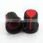 red black plastic knob speaker volume control knob