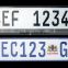DM8200 reflective number plate