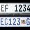 DM8200 reflective number plate