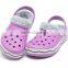 men and women indoor outdoor winter fleece clogs with banding