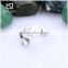 cheap hot sale low price girls rhinestone and pearl stainless steel rings from China