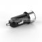 Aluminium alloy material 5V 2.4A/3.1A dual usb car charger for most mobile phones tablets